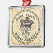 South Dakota Biker  Metalen Ornament (Links)