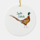 South Dakota Bird Keramisch Ornament (Voorkant)