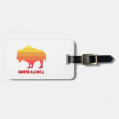 South Dakota Bison Bagagelabel (Voorkant horizontaal)