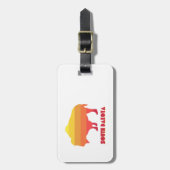 South Dakota Bison Bagagelabel (Voorkant verticaal)