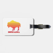 South Dakota Bison Bagagelabel (Achterkant horizontaal)
