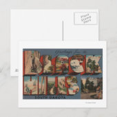 South Dakota - Black Hills - Mt. Rushmore Briefkaart (Voorkant / Achterkant)