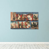 South Dakota - Black Hills - Mt. Rushmore Canvas Afdruk (Insitu (Houten vloer))