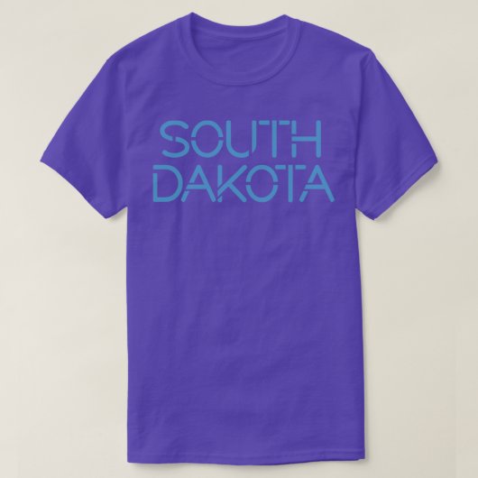 South Dakota Blue T-shirt (Design voorkant)