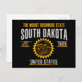 South Dakota Briefkaart (Voorkant / Achterkant)