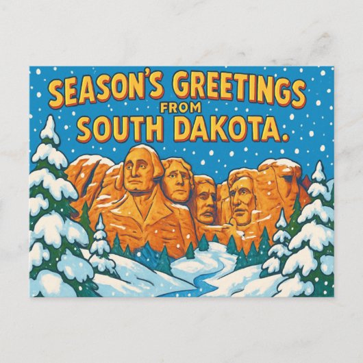 SOUTH DAKOTA BRIEFKAART (Voorkant)