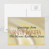South Dakota Briefkaart (Voorkant / Achterkant)