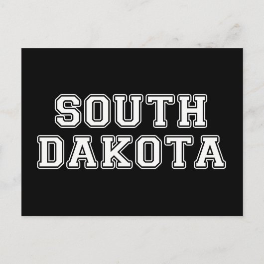 South Dakota Briefkaart (Voorkant)