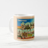  South Dakota Briefkaart Groet Mok (Voorkant links)