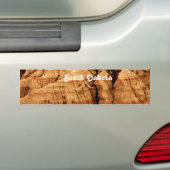 South Dakota Bumpersticker (Op auto)