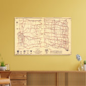 South Dakota Canvas Afdruk (Insitu (Woonkamer))