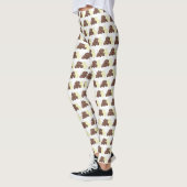 South Dakota Chislic Cubed Meat Crackers SD Foodie Leggings (Links)