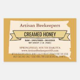 South Dakota Creamed Honey Stickers