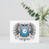 South Dakota Crest Briefkaart (Staand voorkant)