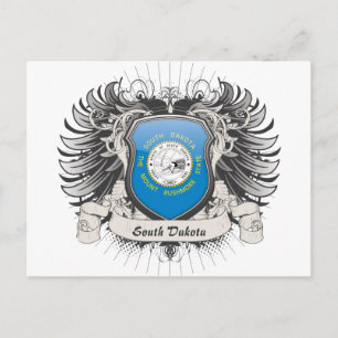 South Dakota Crest Briefkaart