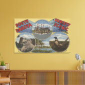 South Dakota - Diverse Schilderachtig Wonder Canvas Afdruk (Insitu (Woonkamer))