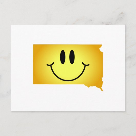 South Dakota Face Briefkaart (Voorkant)