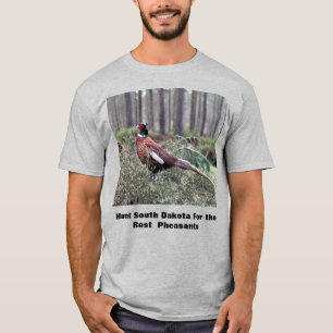 South Dakota Fazant Jagen Heren T-shirt
