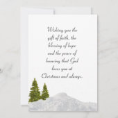 South Dakota Fazant Kerstkaart Kaart (Achterkant)