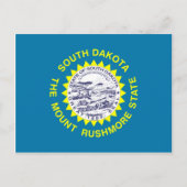 South Dakota Flag Briefkaart (Voorkant)