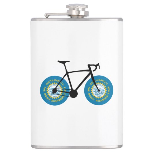 South Dakota Flag Cycling Heupfles (Voorkant)