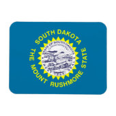 South Dakota Flag Magneet (Horizontaal)