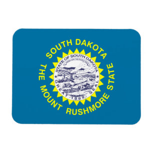 South Dakota Flag Magneet