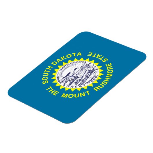 South Dakota Flag Magneet (Linkerzijde)