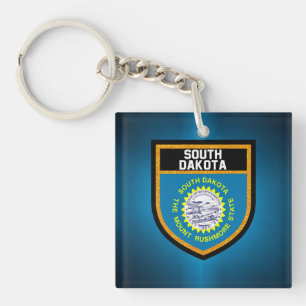 South Dakota Flag Sleutelhanger
