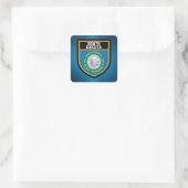 South Dakota Flag Vierkante Sticker (Tas)