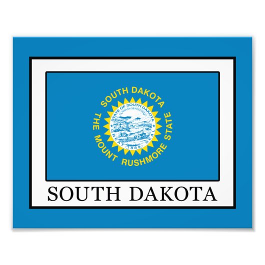 South Dakota Foto Afdruk (Voorkant)