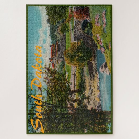 South Dakota Grote Puzzle Legpuzzel (Verticaal)