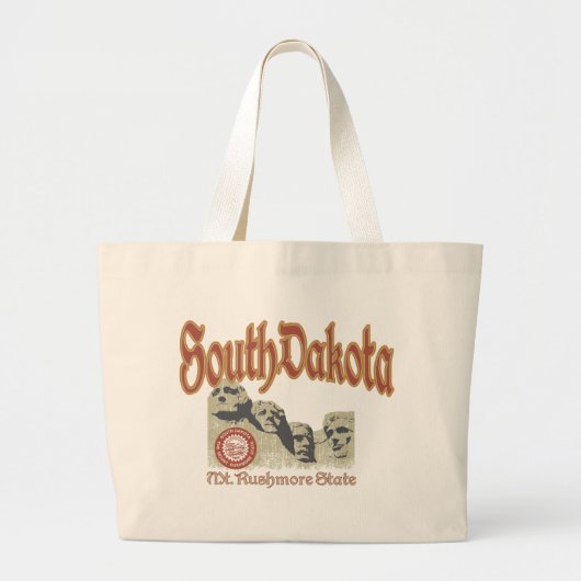 South Dakota Grote Tote Bag (Voorkant)