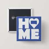 South Dakota Home Heart State Button Badge Pin (Voorkant /achterkant)