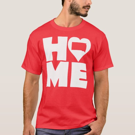 South Dakota Home Heart State T - shirts T-Shirt (Voorkant)