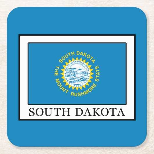 South Dakota Kartonnen Onderzetters (Voorkant)