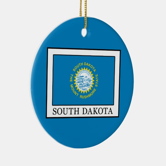 South Dakota Keramisch Ornament (Rechts)