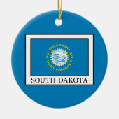 South Dakota Keramisch Ornament (Voorkant)