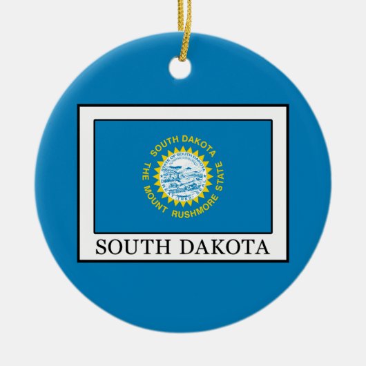 South Dakota Keramisch Ornament (Voorkant)