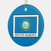 South Dakota Keramisch Ornament (Links)