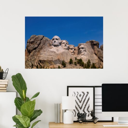 South Dakota, Keystone, Mount Rushmore Poster (Thuiskantoor)