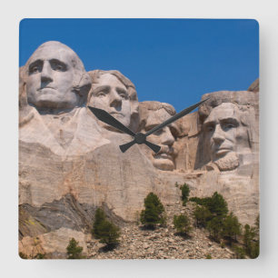 South Dakota, Keystone, Mount Rushmore Vierkante Klok