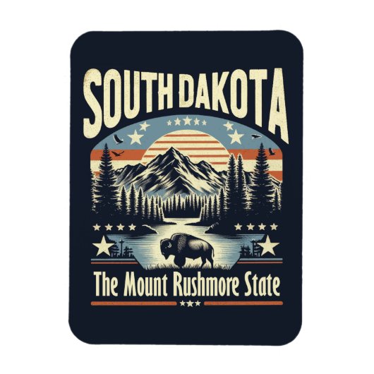 South Dakota Magneet (Verticaal)