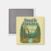 South Dakota Magneet (Voorkant / Achterkant)