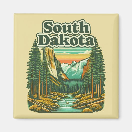 South Dakota Magneet (Voorkant)