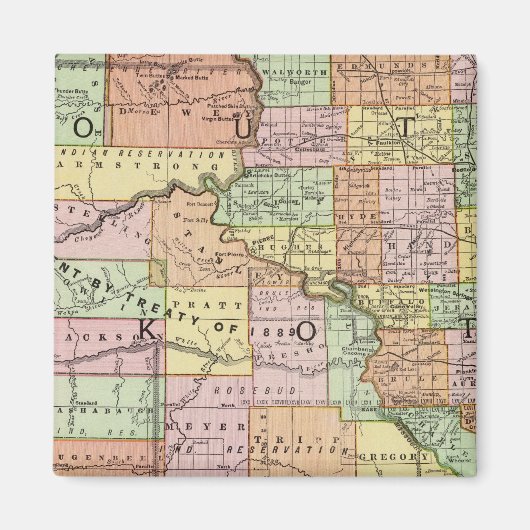 South Dakota Magneet (Voorkant)