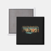 South Dakota  Magneet (Voorkant / Achterkant)