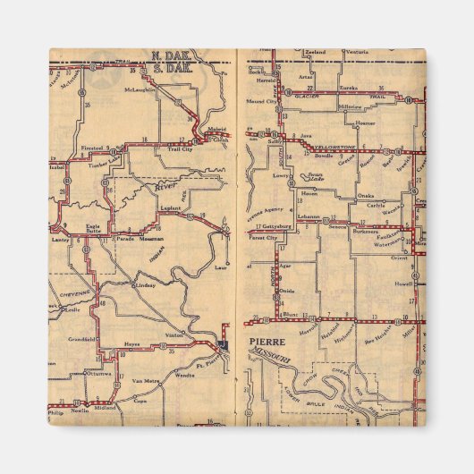 South Dakota Magneet (Voorkant)