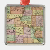 South Dakota Metalen Ornament (Voorkant)