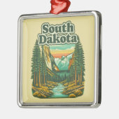 South Dakota Metalen Ornament (Links)